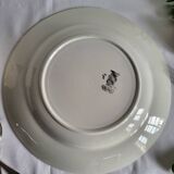 Large round serving platter sarreguemines, epernay model