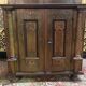 Buffet deux corps allemand en bois sculpté