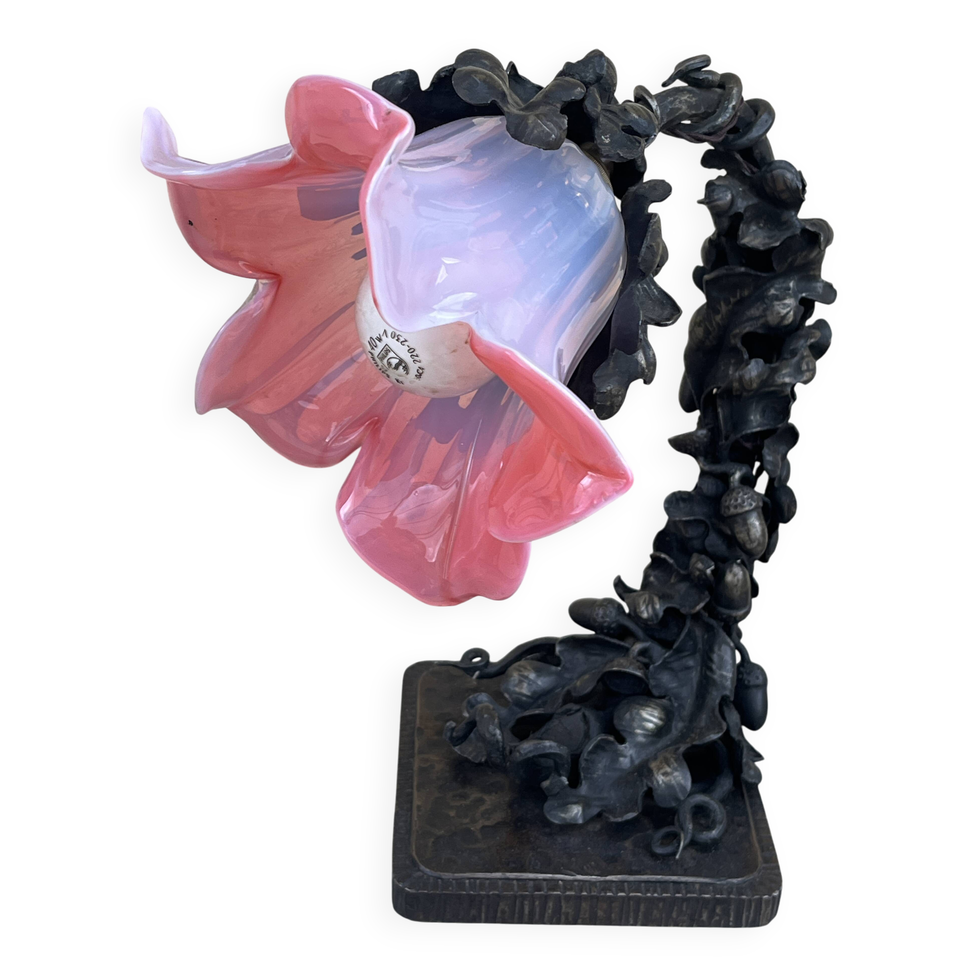 lampe fer forgé art déco 1930