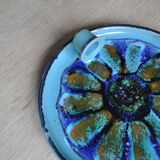 Danish ceramic candlestick from Jette Hellerøe, 1970s