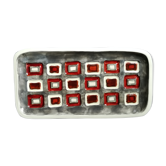 Empty ceramic pocket, circa 1950, signed.