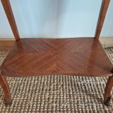 Pair of marquetry tables