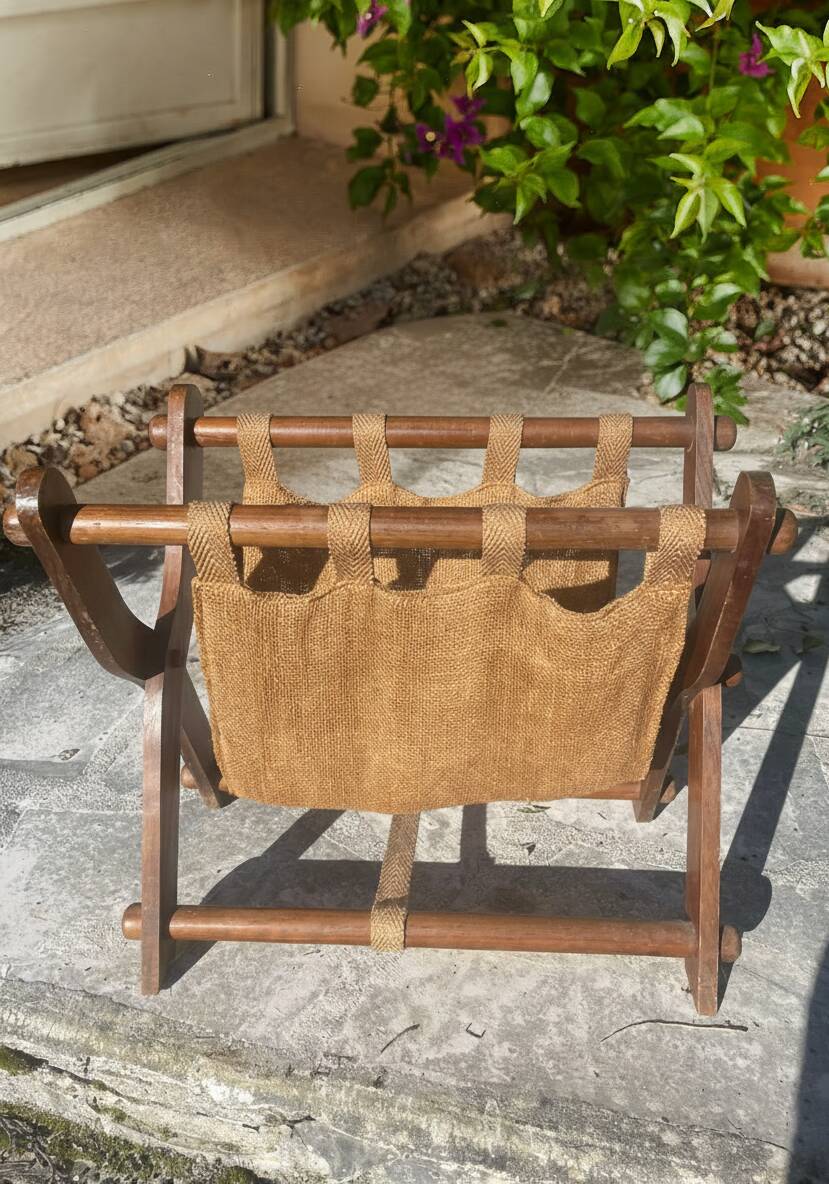 Vintage magazine rack