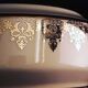 porcelain candy canding Limoges vintage 1950 1960 black golden white