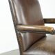 Chaise Gainsborough en cuir de vachette en bois avec une apparence époustouflante.