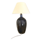 Ceramic lamp, 2 M fabric cable, cotton lampshade