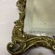 Miroir ancien laiton 20x14cm