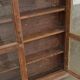 Armoire murale vitrée en bois ancien