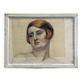Dessin 1928 "La femme rousse"