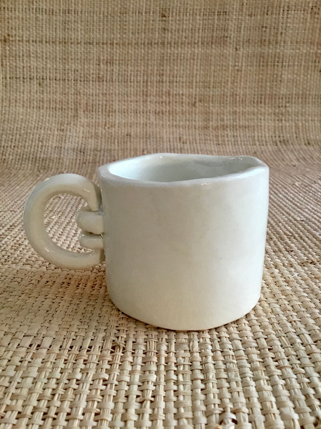 Handmade ceramic cup