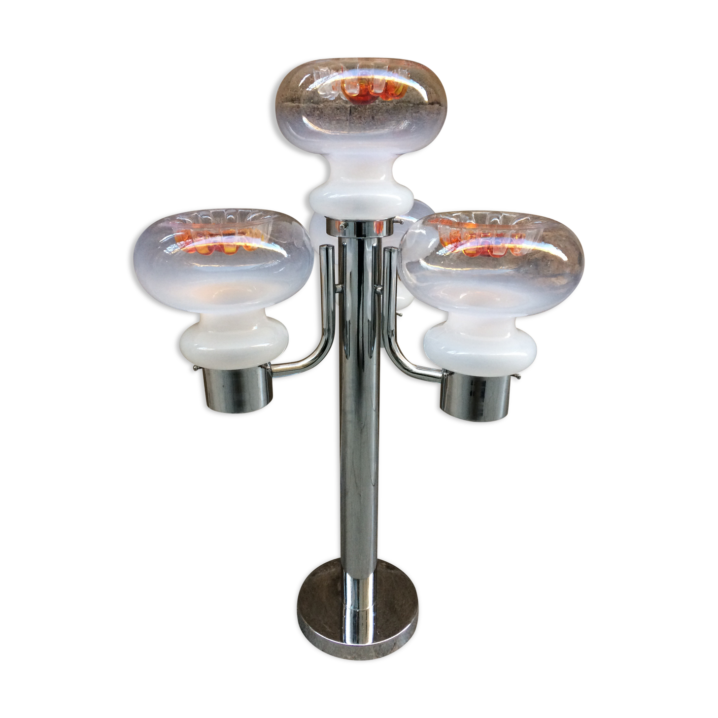 Design floor lamp 4 tulips