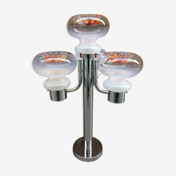 Lampadaire design 4 tulipes