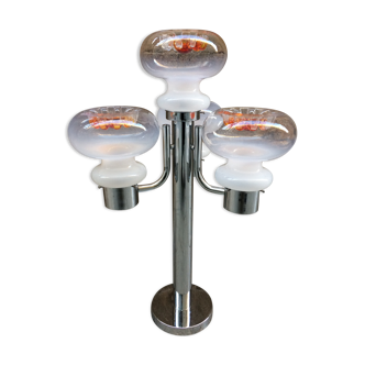 Lampadaire design 4 tulipes