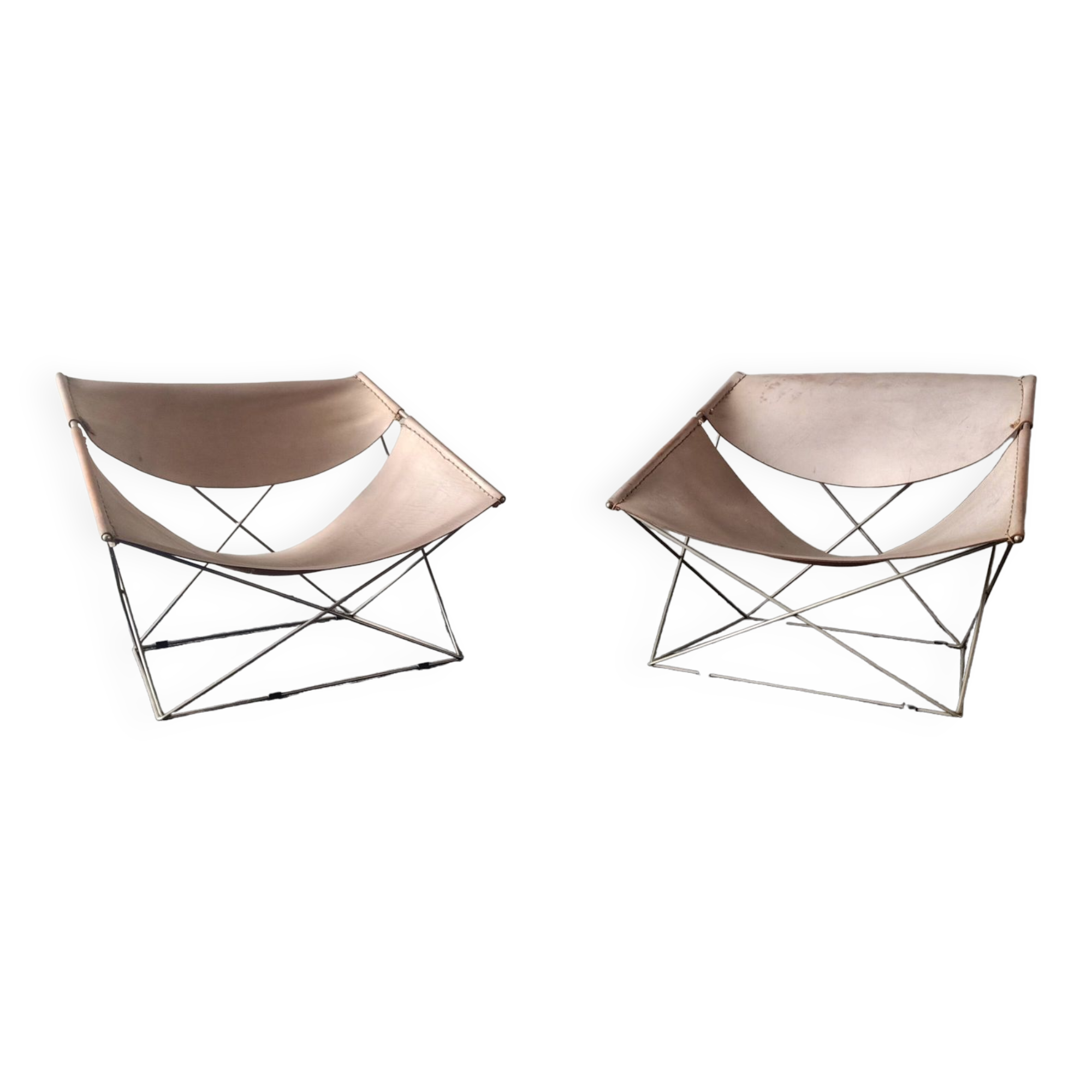 Artifort F675 'Butterfly' by Pierre Paulin, set of 2