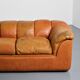 Cocker leather sofa, Bresciani, Poltrona Frau, around 1975