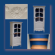 1930s glass-fronted Parisian wardrobe