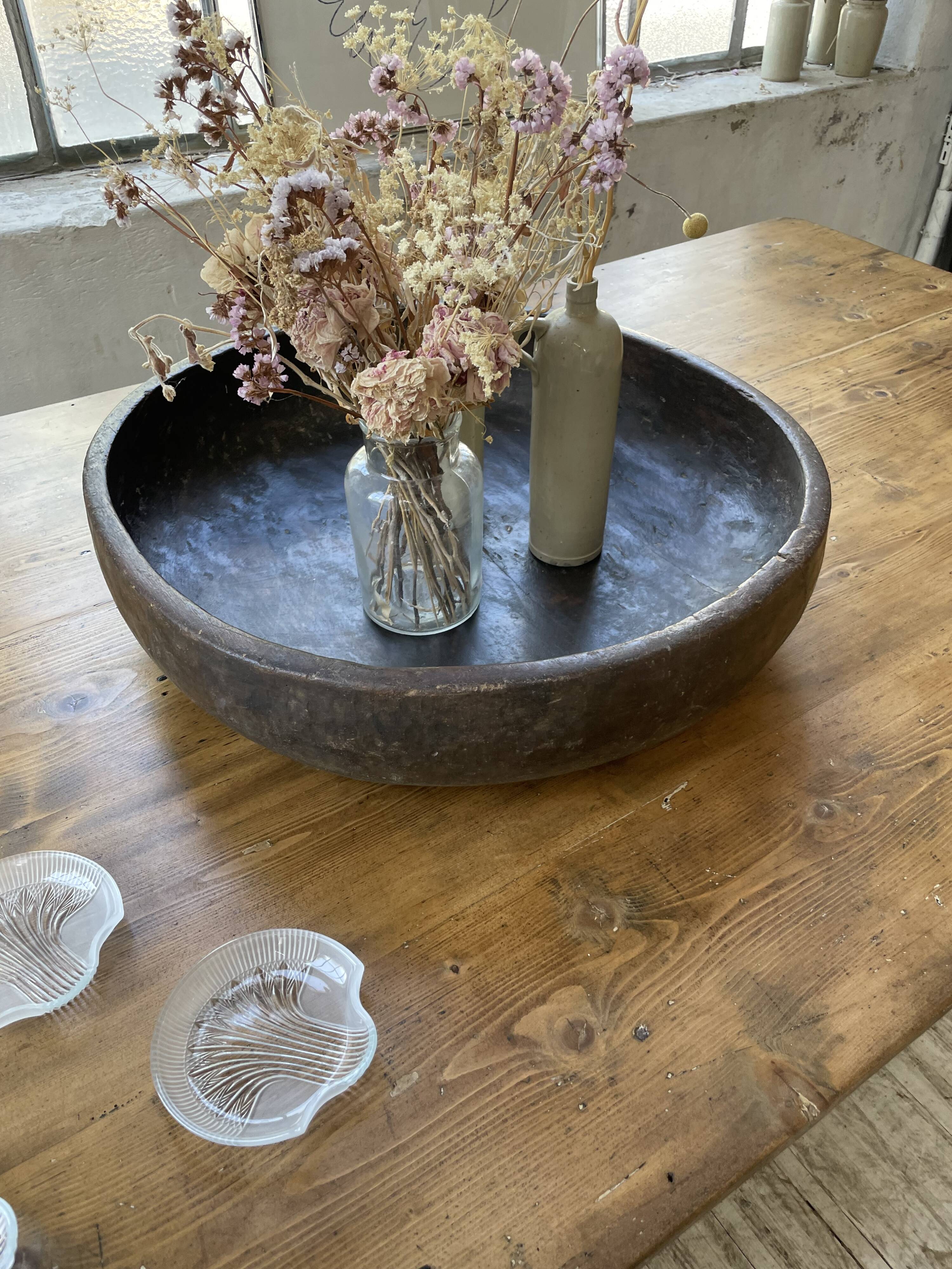 Plat en bois berbère XXL