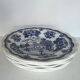 5 assiettes creuses décor anglais