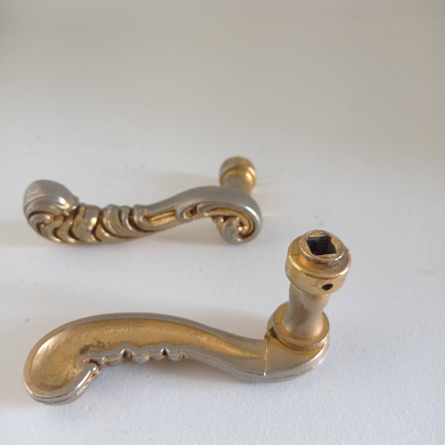Vintage bronze handles