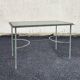 Glass and metal coffee table, Neoclassical/Art Deco