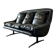 Vintage black Danish canapé / armchair / ESA canapé