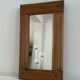 Antique pine mirror 22x34cm