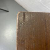 Wooden side table with drawer.
