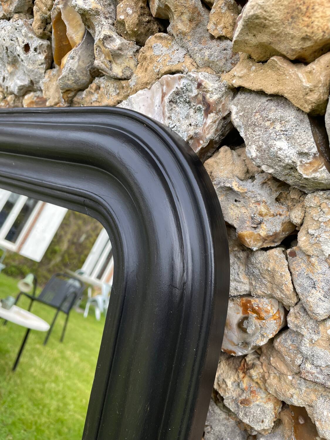 Miroir Louis Philippe noir