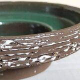 50s ceramic Ikebana cup vase