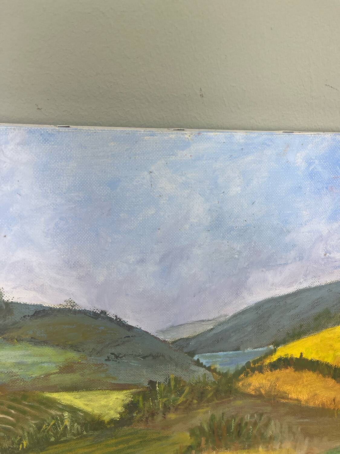 Oil on canvas “Gers Hills”