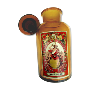 Bouteille verre ambre