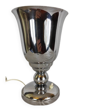 Lampe Vasque Art Déco / Moderniste Chromée - 1920-1940