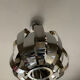 Suspension chrome metal flower