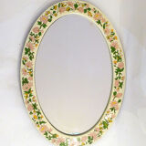 Flower oval mirror, Japan