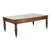 Original antique English writing desk from the 19th century