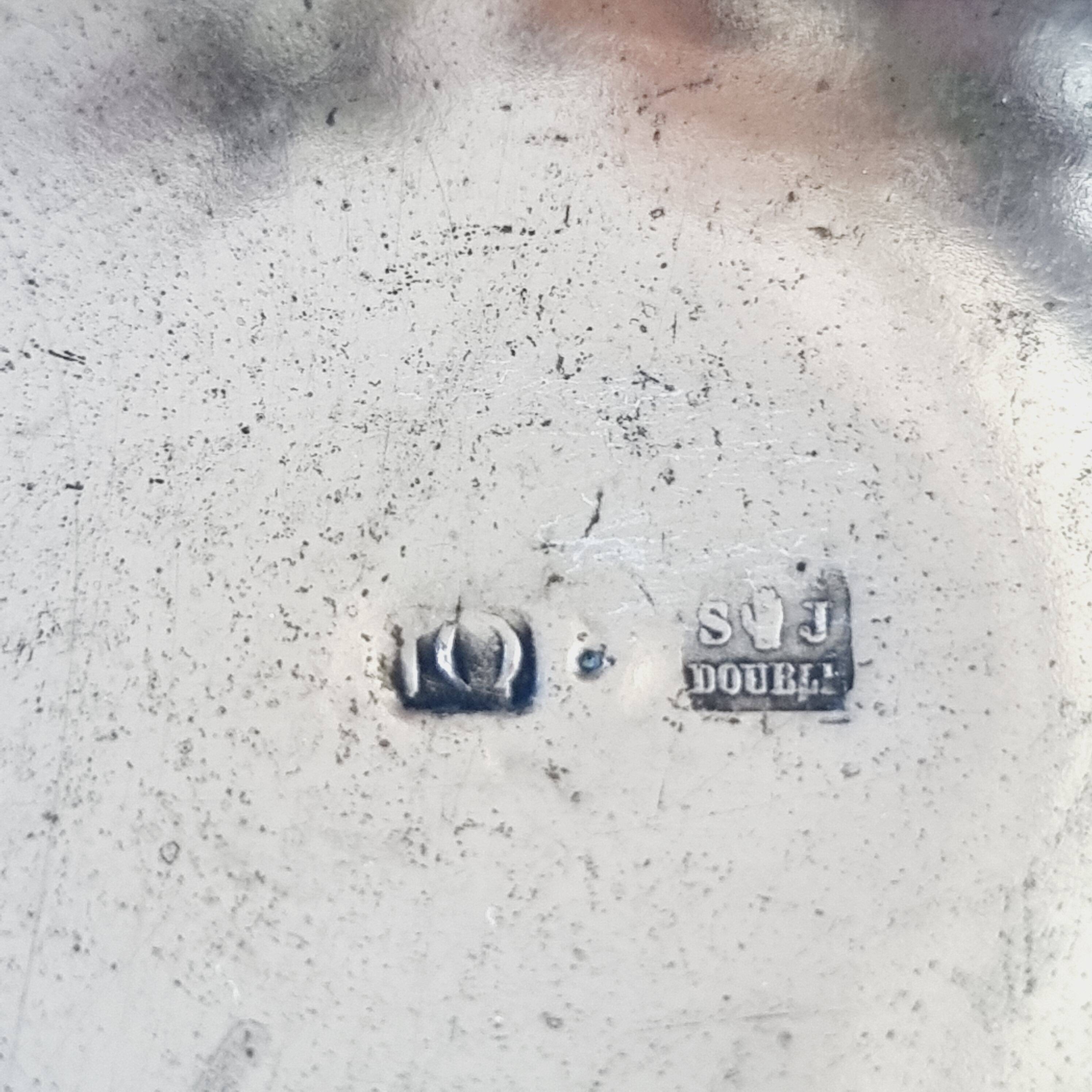 Antique 20th century silver plated baroque style plate warmer