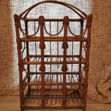Wicker rattan shelf
