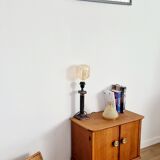 Low sideboard 2 doors art deco oak