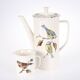 Bird motif teapot, Villeroy Boch, 1960s
