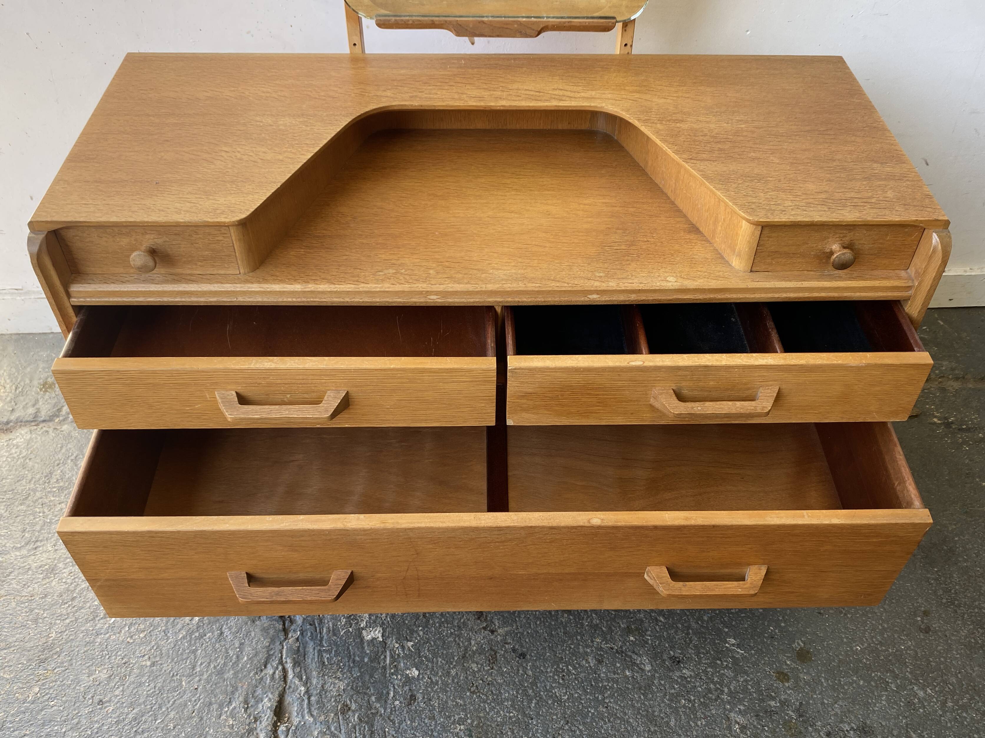 Mid-Century 1950s oak dressing table by E. Gomme / G Plan