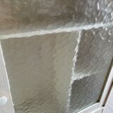 Bathroom cabinet pharmacy patinated wood