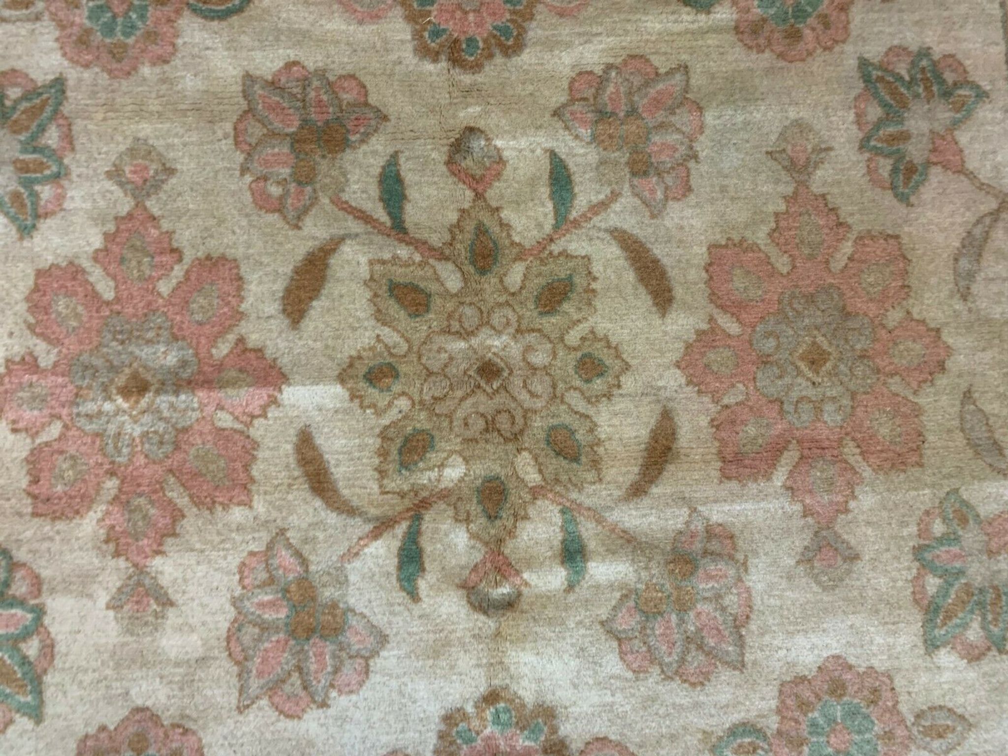 Sultanabad Carpet 300x218 cm Handmade Wool Chobi Rug Natural Dyes