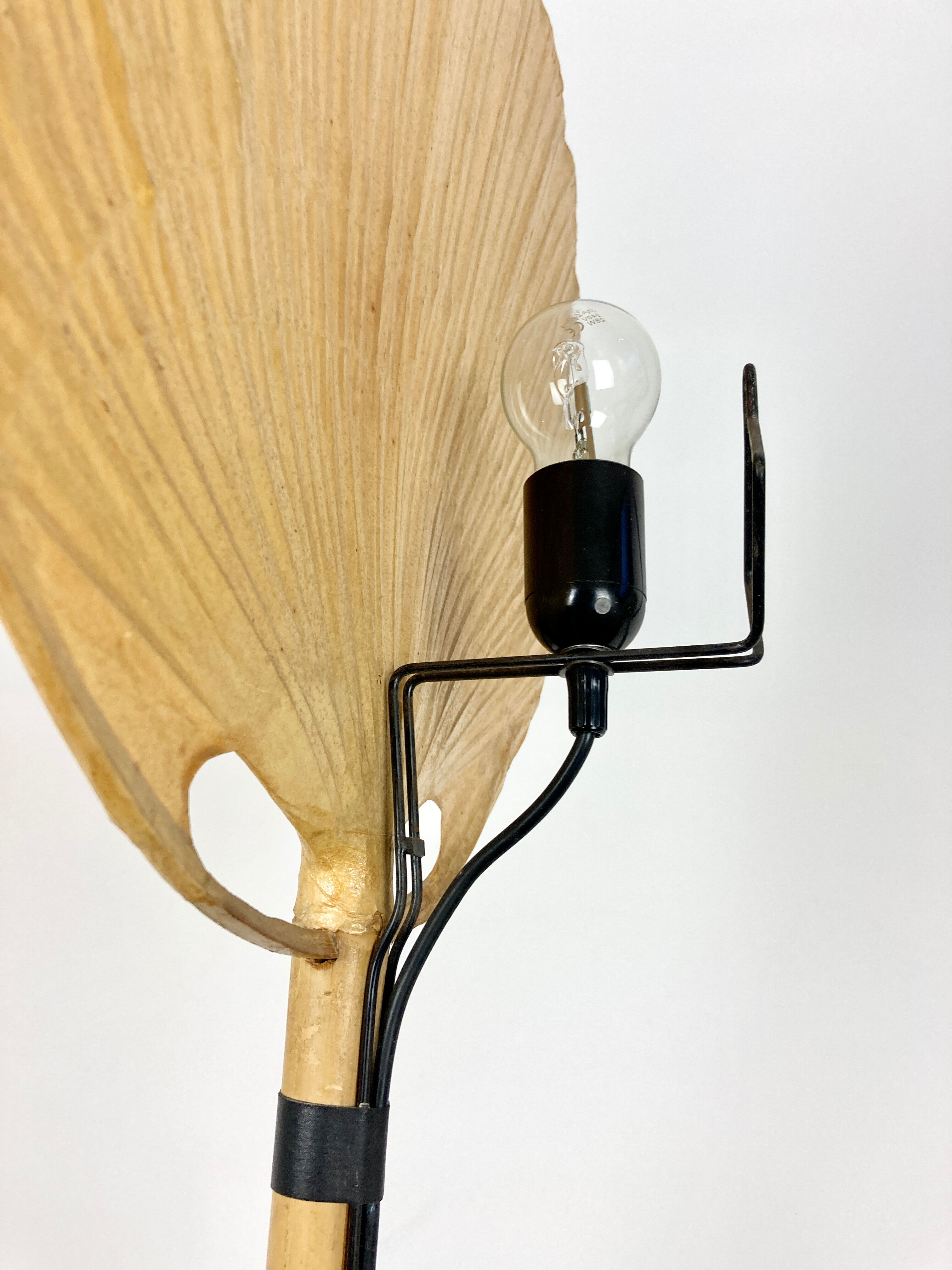Uchiwa wall light by Ingo Maurer for M-Design, Germany 1970s