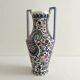 Vase amphore « cachemire » en faïence de Gien