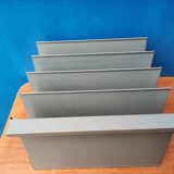 Mail rack, sorter, metal, industrial