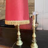 Paire de lampes laiton
