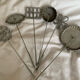 Lot of iron molded with various forms