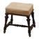 Baroque 19th century oak stool in Louis XV style, France