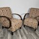 Set of Vintage Armchairs by Jindrich Halabala