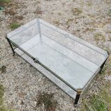 Wrought iron coffee table